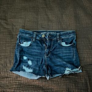 American Eagle Outfitters Women's Blue Denim Shorts